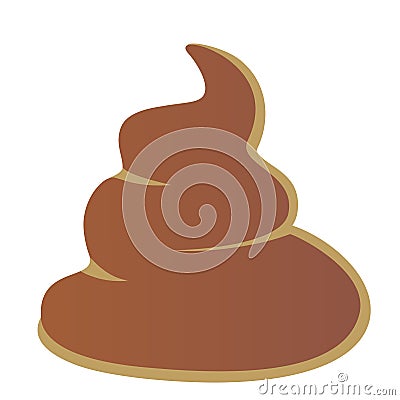 Excrement, vector illustration. Clean up after your pets. Vector Illustration