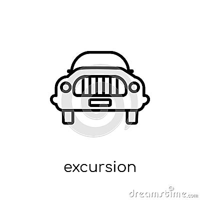 Excursion icon from Museum collection. Vector Illustration