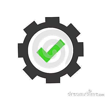 Execution icon. Simple element illustration Vector Illustration