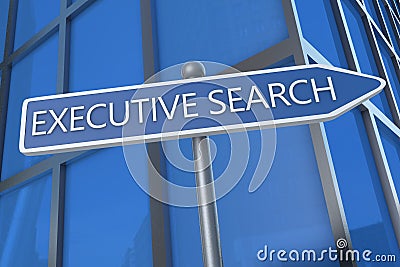 Executive Search Cartoon Illustration