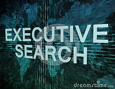 Executive Search Stock Photo