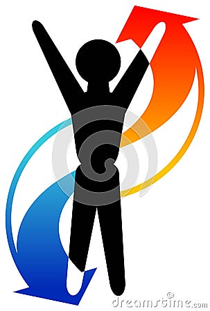 Exercise man Vector Illustration