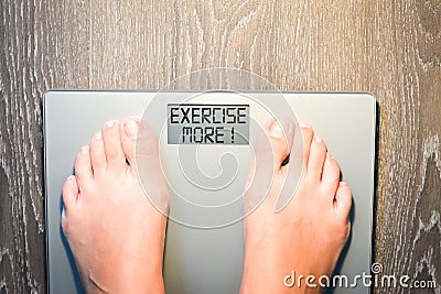 Exercise more Stock Photo