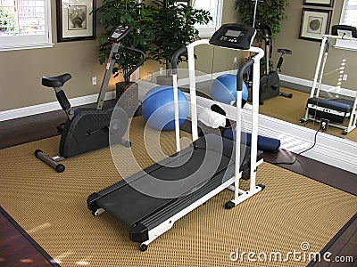 Exercise Room Stock Photo