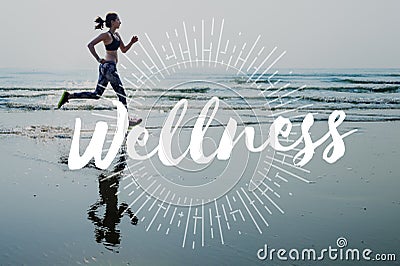 Exercise Sport Workout Wellness Wellbeing Concept Stock Photo