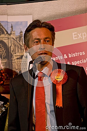 Exeter Labour Party's Ben Bradshaw re-elected Editorial Stock Photo