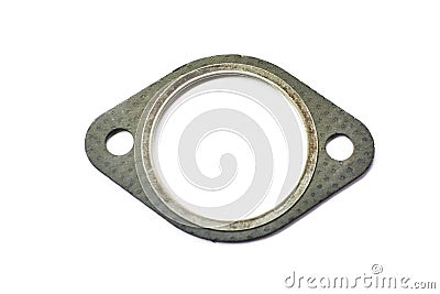 Exhaust manifold gasket for an Stock Photo