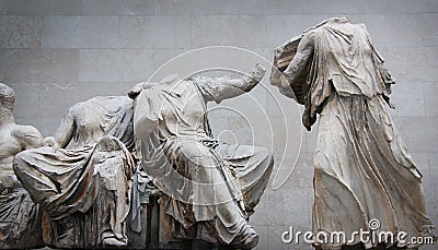 Exhibit in British Museum Editorial Stock Photo