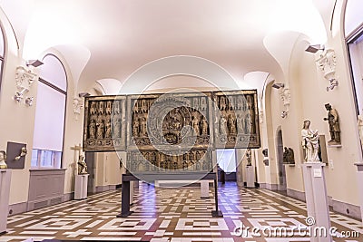 Exhibit in the Neues Museum in Berlin Germany Editorial Stock Photo