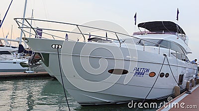 Exhibit Of Yacht Editorial Stock Photo