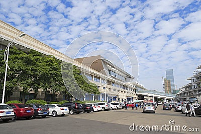 Exhibition center building of amoy city Editorial Stock Photo