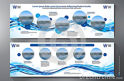 Exhibition Stand Displays Template Vector Illustration