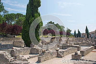 Exhumation Vaison-la-Romaine Stock Photo