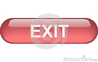 Exit Button Stock Photo