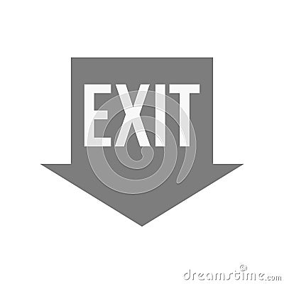 Exit Vector Illustration