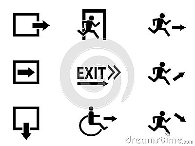 Exit icon Vector Illustration