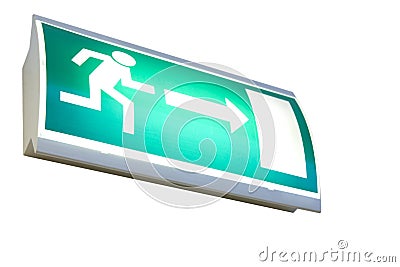 Exit sign Stock Photo