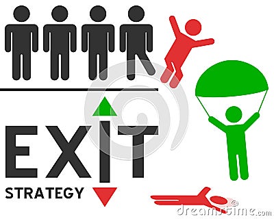 Exit Strategy Concept Vector Illustration