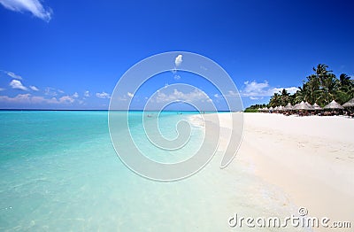 Exotic beach Stock Photo