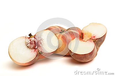 Exotic Flat peach Stock Photo