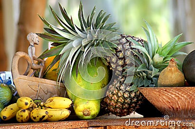 Exotic fruit from Zanzibar Stock Photo