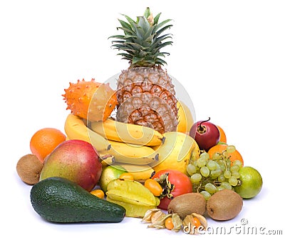 Exotic fruits Stock Photo