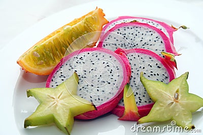 Exotic Fruits Stock Photo