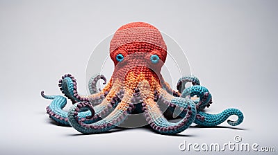 Exotic marine creature in close-up, isolated in studio. generated by AI tool Stock Photo