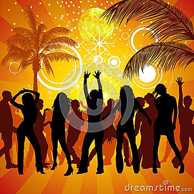 Exotic Party Vector Illustration