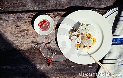 Exotic salad ingredients Stock Photo