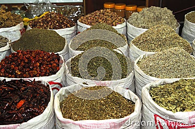 Exotic spices Stock Photo