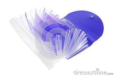 Expandable Document Folder Stock Photo