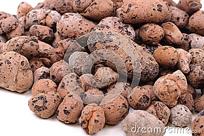 Expanded Clay Aggregate Stock Photo