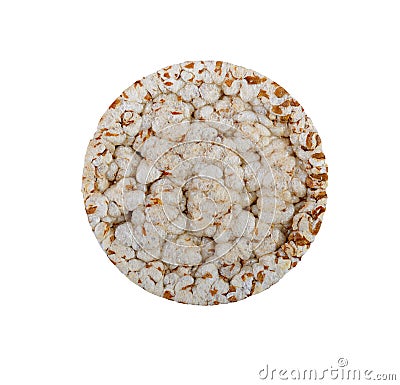 expanded wheat cracker Stock Photo