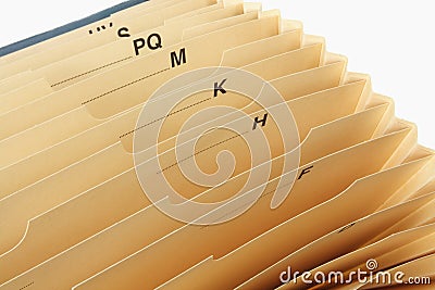 Expanding File Stock Photo