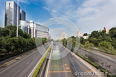 Urban Fast Track Editorial Stock Photo