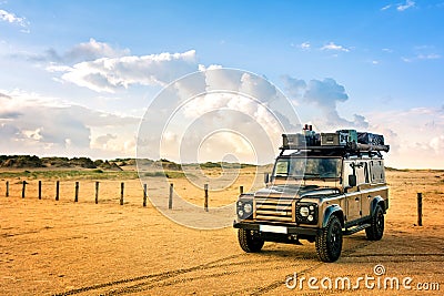 Expedition Vehicle Stock Photo