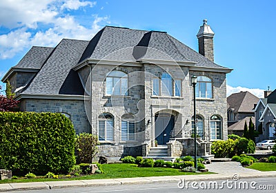 Expensive homes Stock Photo
