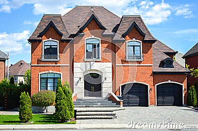 Expensive homes Stock Photo