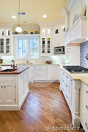 Expensive kitchen remodel Stock Photo