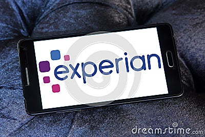 Experian company logo Editorial Stock Photo