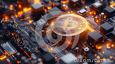 Experience the future of finance with our futuristic blockchain transaction exchange platform, powered by AI-driven seamless Stock Photo