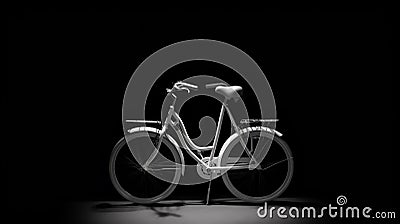 classic tandem bicycle Stock Photo