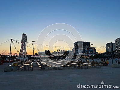 Vlore's Adriatic Blaze: Sunsets that Stir the Soul Stock Photo