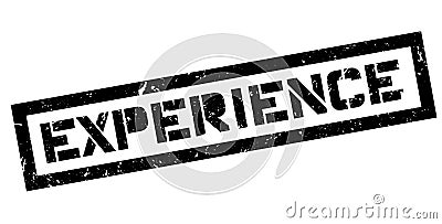 Experience rubber stamp Stock Photo