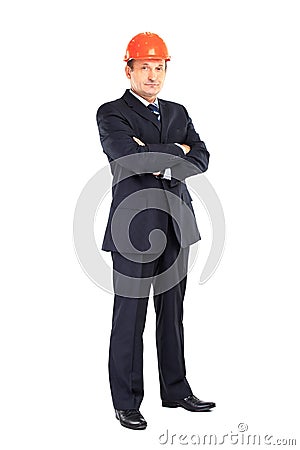 Experienced engineer, the architect Stock Photo