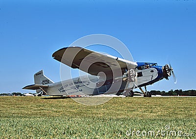 Experimental Aircraft Association Ford 4-ATE Tri Motor NC8407 Editorial Stock Photo