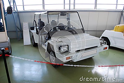 Experimental cars in the Technical museum of AVTOVAZ. City of Togliatti. Samara region. Editorial Stock Photo