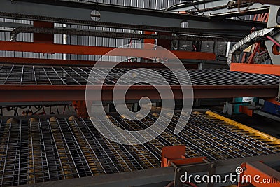 Experimental study on large precast prestressed concrete spatial structures Stock Photo