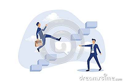 Expert advice or intelligence information to solve business problem, professional consultant or support giving solution concept, Vector Illustration